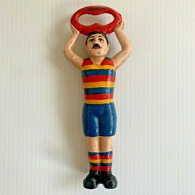 VINTAGE RARE VFL AFL Footy Player Bottle Opener- Adelaide Crow-bar paraphernali