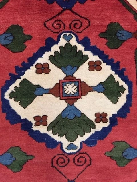 3'4" x 4' New Pakistani Vegetable Dye Oriental Rug - Hand Made - 100% Wool - Image 4 of 4