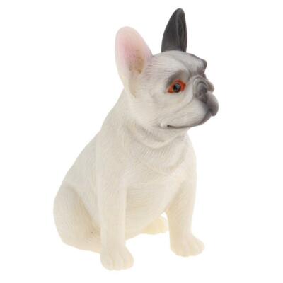 Handarbeit Harz Französische Bulldogge Figur Tiermodell Kreative Deko Geschenke