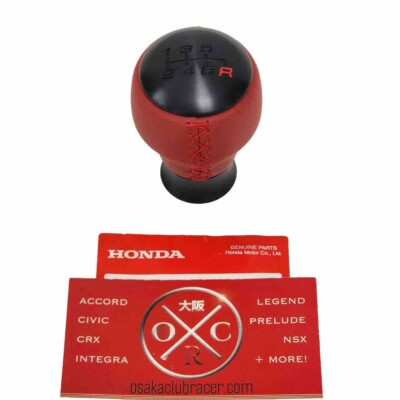 #ad #ad Genuine OEM FL5 Honda Civic Type R JDM Accessory Shift Knob Red Leather 23 24 25 $245.55