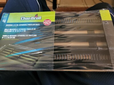 8 Char-Broil Universal 11.5'' Expandable Porcelain Coated Steel Grates