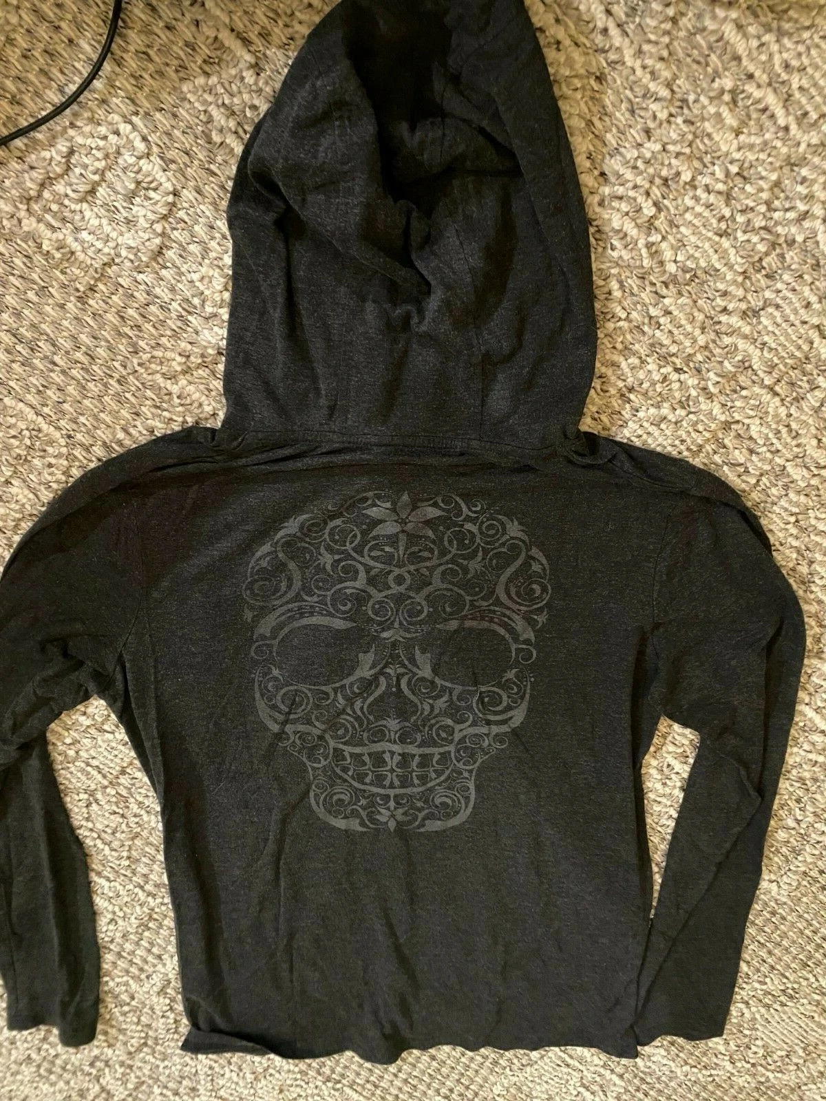 VETEMENTS Felpa con cappuccio Sportige Premium Apparel Co da uomo taglia L manica lunga grigia 024