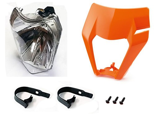 KTM HEADLIGHT MASK KIT ORANGE KTM 300 