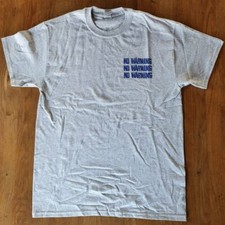 No Warning - Ill Rat T-SHIRT M GUNS UP DOWN TO NOTHING BACKTRACK RISK IT EXPIRE