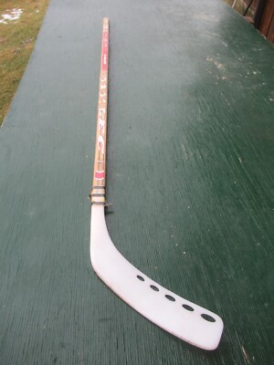 Vintage Wooden 57'' Hockey Stick MYLEX PRO CARBON AIRFLO Plastic Blade