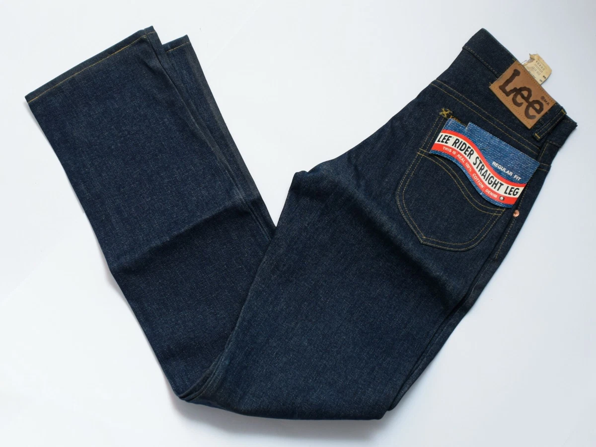 70s DEADSTOCK Vintage LEE Riders Straight Leg Jeans MADE IN USA 200-0141 28x34