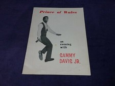 Vintage Sammy Davis Jnr. Souvenir Programme 1961 An Evening With SDJ
