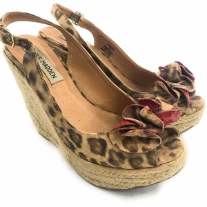 steve madden leopard wedges