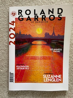 Roland Garros 2024 offizielles Magazin - SEHR SELTEN NICHT AUF EVENT ZU VERKAUFEN