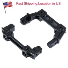 Black Metal Front / Rear Plate Bumper Mount For 1:10 RC Axial SCX10 II 90046