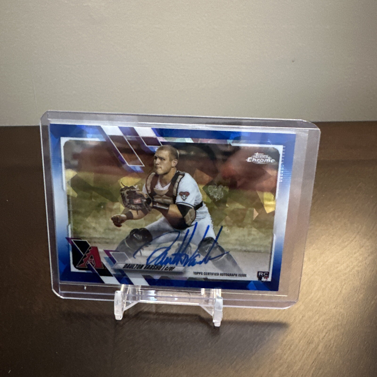 Daulton Varsho Topps chrome sapphire rookie autograph￼