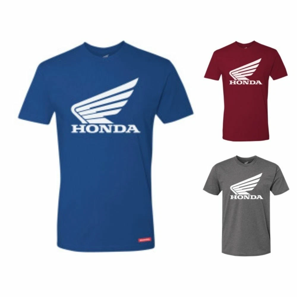 Honda Goldwing Apparel Adult Mens Breathable Short Sleeve Casual T Shirt