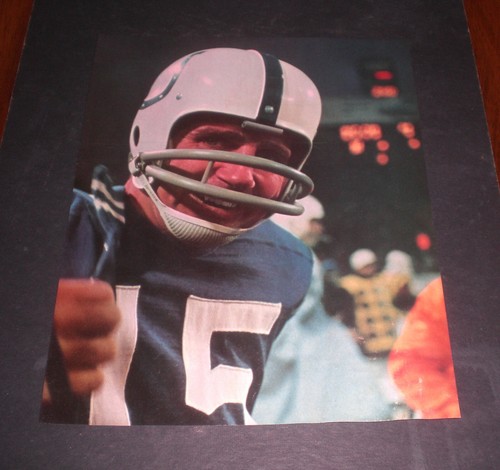 BALTIMORE COLTS PRINT $5.99 EA - YOUR CHOICE - BERRY - MATTE - UNITAS - MORRAL - Picture 5 of 5