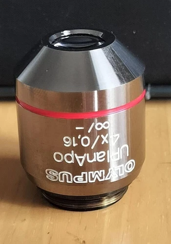 Olympus UPlanApo 4x, Microscope Objectives, Operation confirmed, Good"Used"
