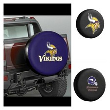 Cubierta de neumático de auto de Minnesota Vikings cubierta de neumático de repuesto universal