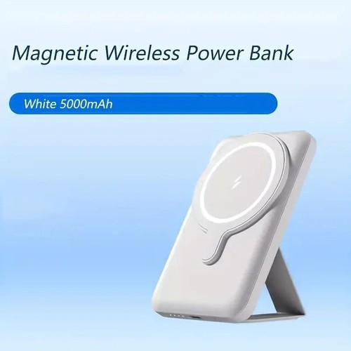 MagSafe Magnetic Wireless Power Bank 5000mAh Charger Fast Charging for iPhone - Picture 15 of 15