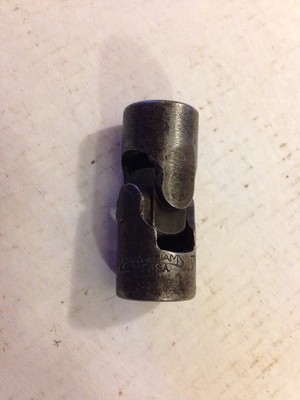 1/2'' Socket,Universal JT, Std length, 6 pt,  3/8 dr, Vintage JH Williams 706320