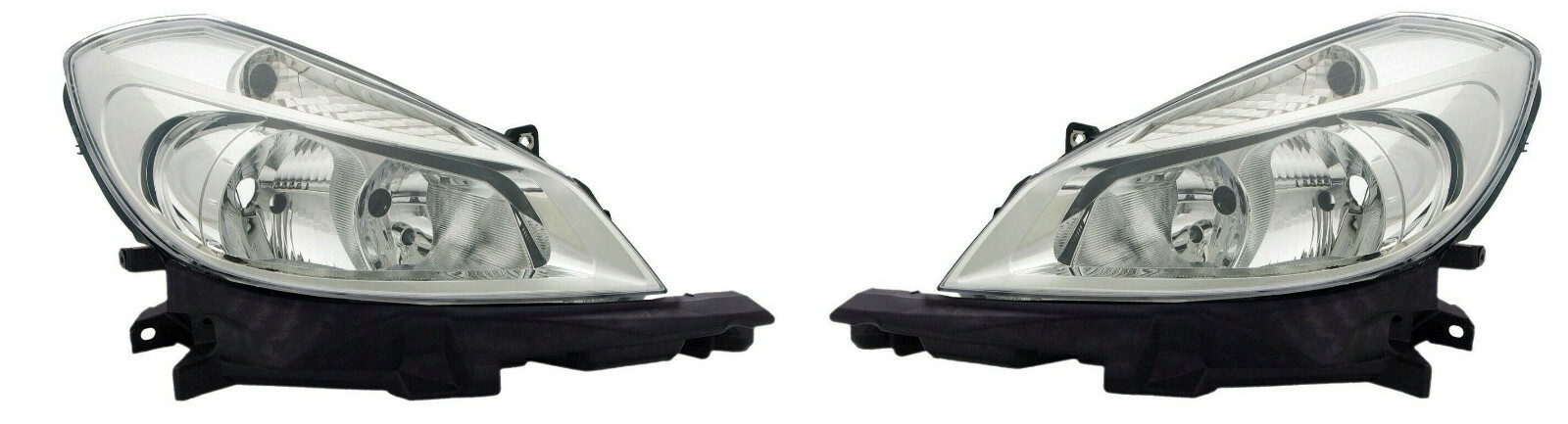 Phare avant électrique avec moteur pour Clio 3 améliorant la visibilité nocturne pack de deux