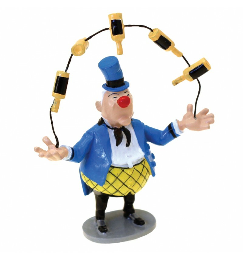 Figurine Pixi Origine Lucky Luke Erasmus jonglant pour compléter une collection