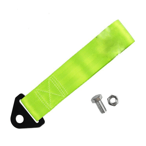 Cuerda decorativa parachoques delantero/trasero estilo deportivo universal rojo para automóvil - Imagen 5 de 15