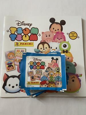 x50 Tsum Tsum Sticker Packs+ Panini Sticker Album (250 Disney Stickers) Softcove