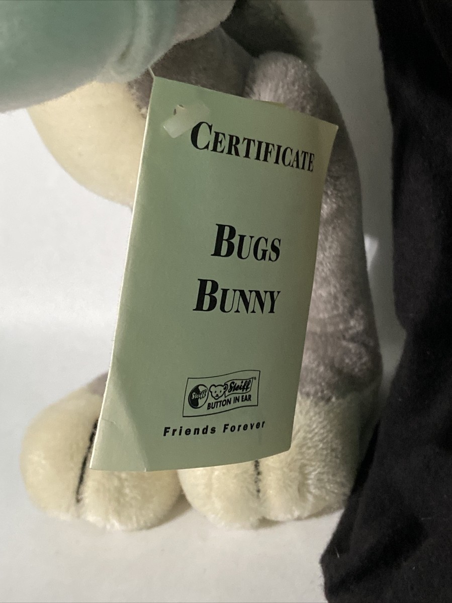 1997 STEIFF *BUGS BUNNY* 665189 Limited Ed SIGNED Warner Bros