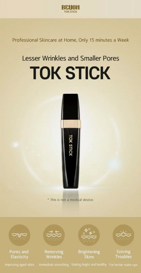BEUON Microneedle Dispositivo para el Cuidado de la Piel JUEGO DE TOKSTICK (1 DISPOSITIVO + 4 AMPOLLAS) K-Beauty Foto 4 de 4