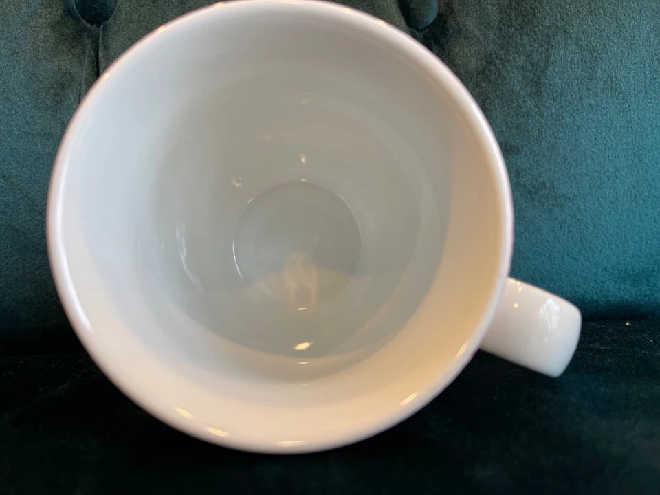 Taza de café de cerámica rosa Owls By Creative Tops 16 oz colorida usada en excelente estado Foto 3 de 3