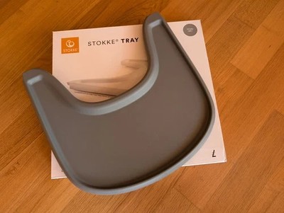 STOKKE TRIPP TRAPP TRAY HOCHSTUHLTISCH / STORM GREY / DUNKELGRAU