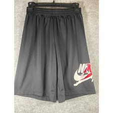Jordan Boys Black Mesh Basketball Shorts Jumpman Nike Air Graphic XL 13-15 Yrs