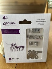 Gemini By Crafter  s Companion Stamp  Die Set, GEM-STD-HFYHappy For You, 