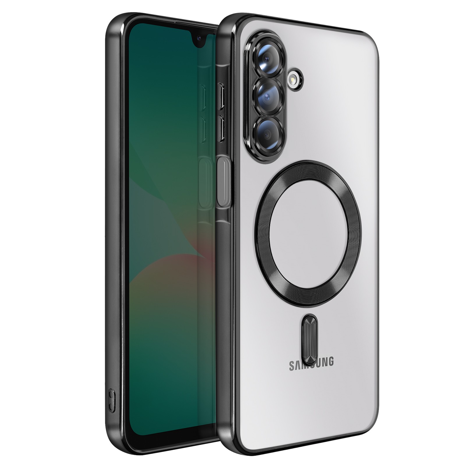 Coque Galaxy A26 antichoc à bords surélevés chromés Avizar