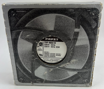 NOS PAPST  TYP 4650 N  220V-50Hz / 230V-60Hz 18W Cooling Fan Germany