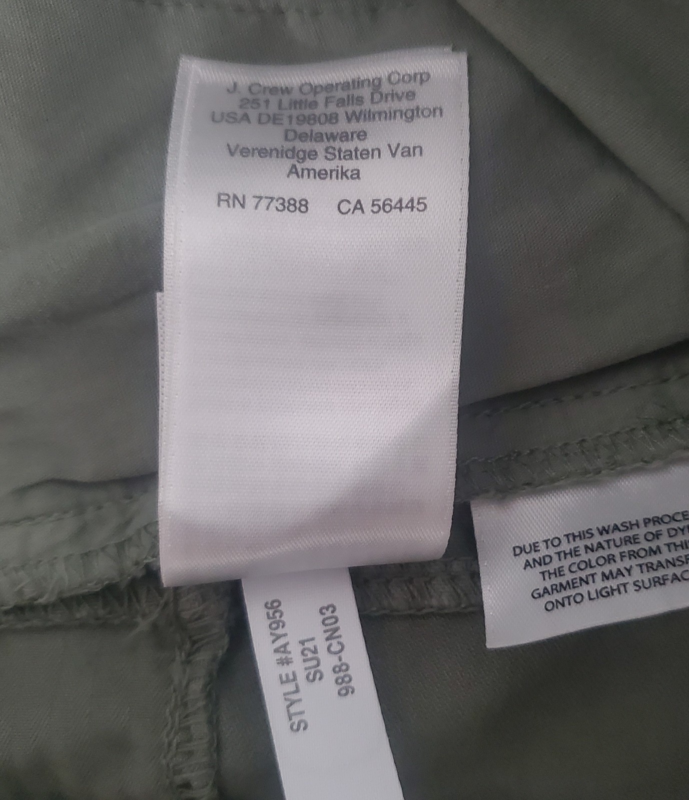 J.Crew Size 2, D-ring Patchwork Short Cuffed Pre-… - image 11