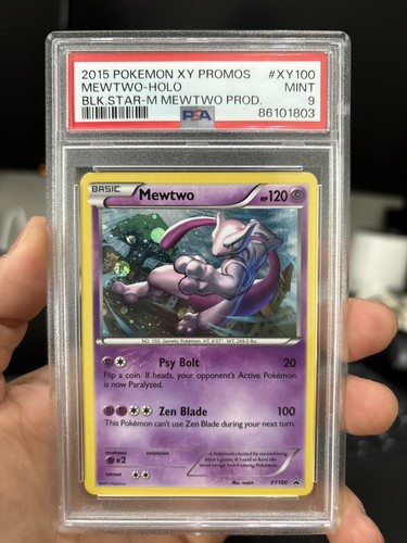 Mewtwo graded PSA 9 for sale on eBay