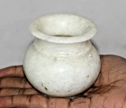 Antique White Marble Stone Drinking Water Lota Pot Decorative & Collectible