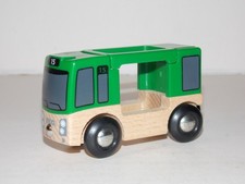 Brio Wooden Railway Green  15 CITY BUS 33525 Limited Edition 2010 RARE RETIRED
