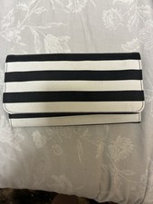 Black Striped Wallet