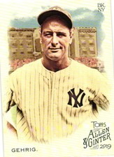 2019 Topps Allen & Ginter - Lou Gehrig #4