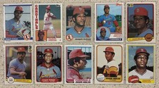 ⚾️Joaquin Andujar 10-CARD LOT (1981-1984)