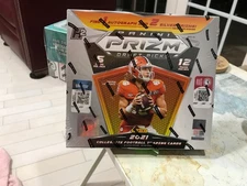 2021 panini prism Collegiate Draft. Picks Football Hobby Hybrid Box 1 Auto New