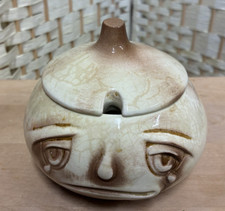 SYLVAC RETRO VINTAGE ONION JAR LIDDED CERAMIC KITCHEN SAN39