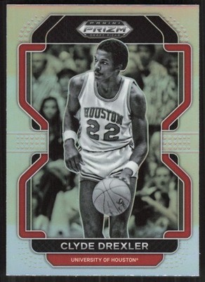 Clyde Drexler, 2022 Panini Prizm Draft Picks, #9, Houston Cougars, SN