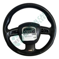 AUDI A5 2010 S LINE STEERING WHEEL LEATHER -