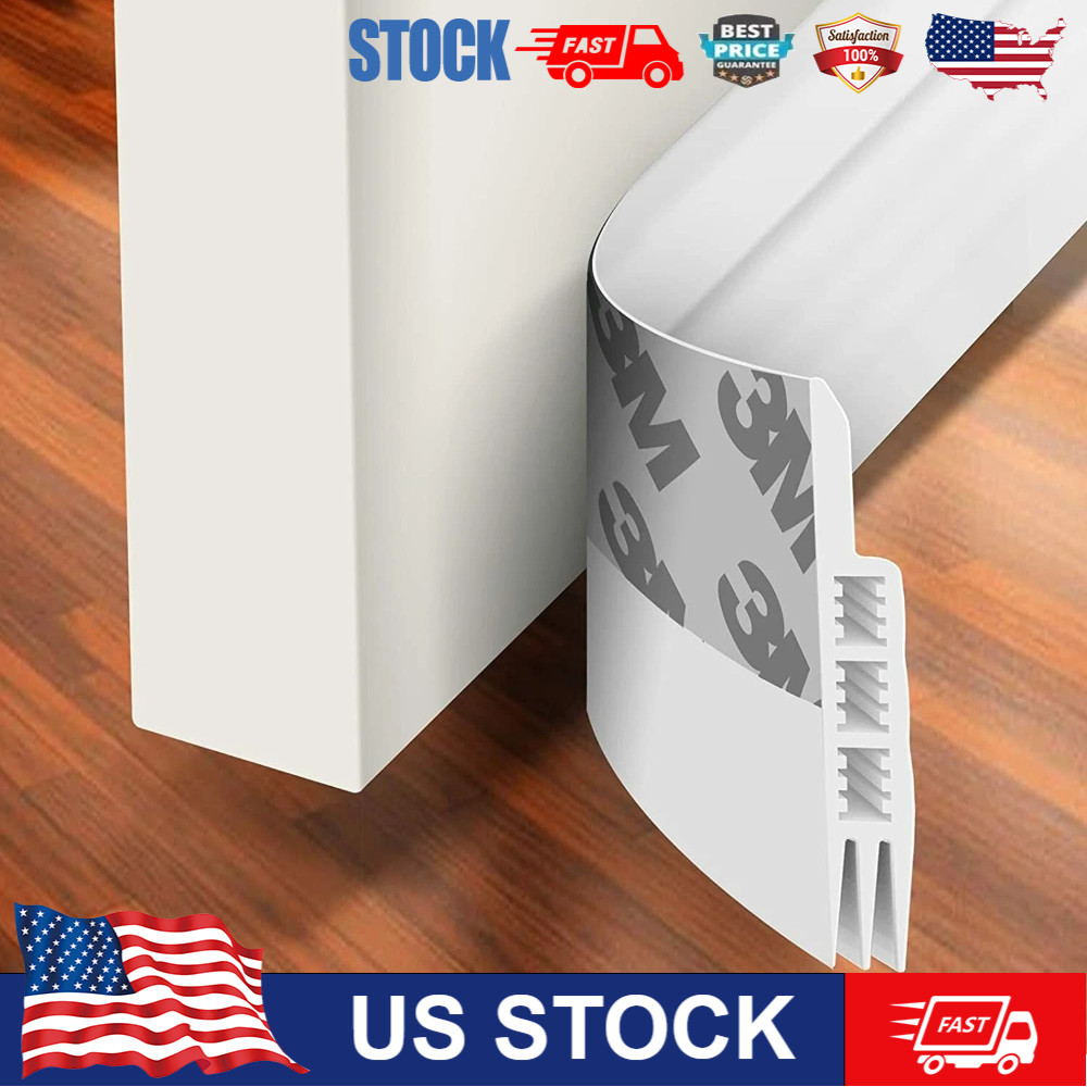 Strong Adhesive Under Door Sweep Weather Stripping Door Draft Stopper Blocker