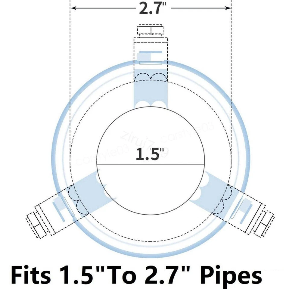 For Lexus GS F GS300 GS430 Stainless Steel Rear Exhaust Pipe Tail Muffler Tip Foto 4 de 4