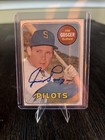 1969 Topps Jim Gosger #482 Signed — photo 1