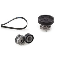 Wasserpumpe + Keilrippenriemensatz für Suzuki Splash EX Swift 3 MZ 4 FZ | 24058