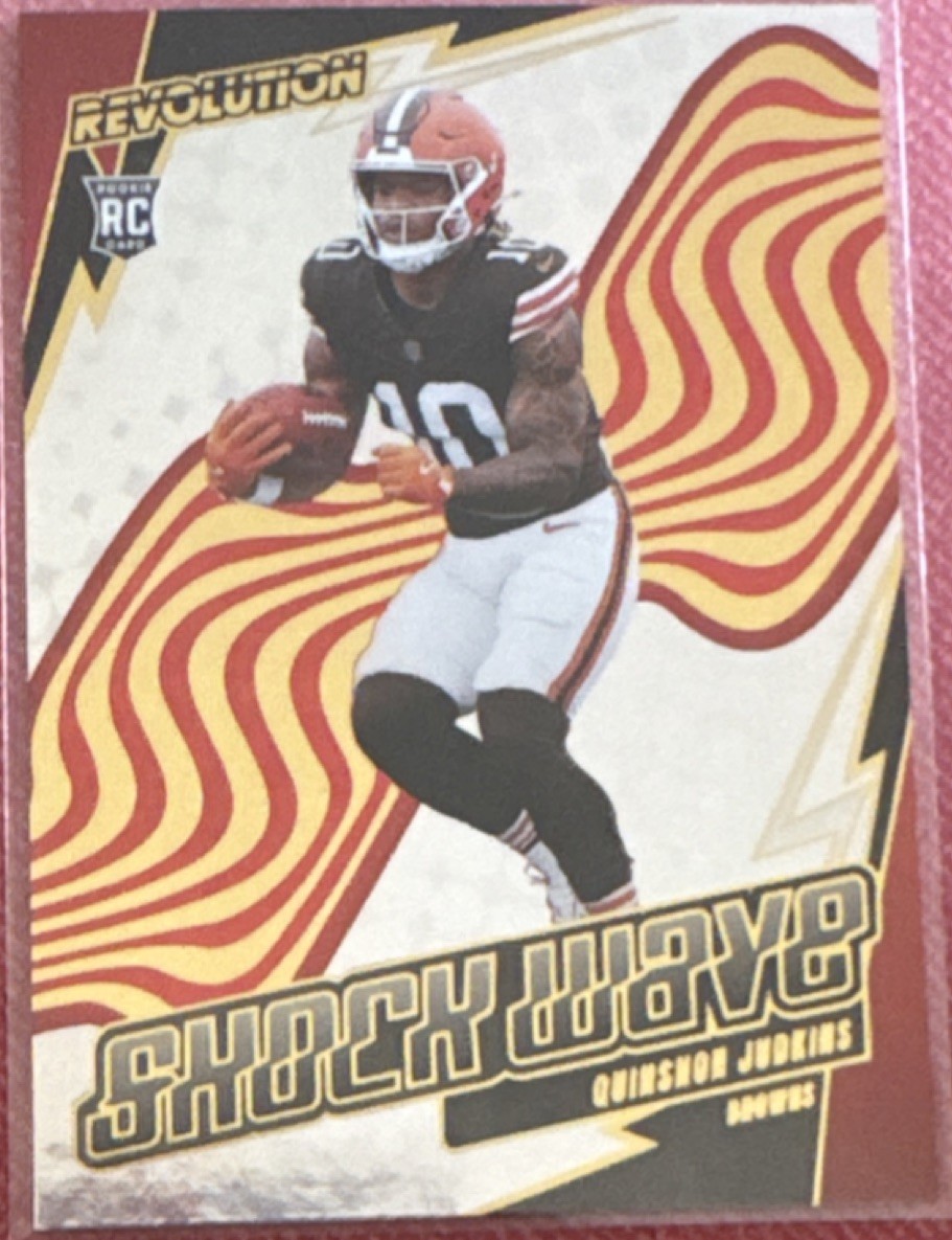 2025 Panini Revolution Shockwave Rookie Quinshon Judkins Cleveland Browns