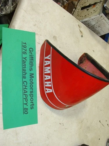 1976 YAMAHA CHAPPY LB-80 oem red cowl cowling cover body gas tank under seat